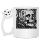 Кружка с футбольным мячиком