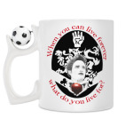 Кружка с футбольным мячиком