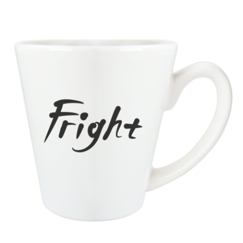 Чашка Латте с принтом 'Пугало'