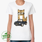 Женская футболка органик