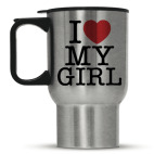 Кружка-термос металлик I love My Girl