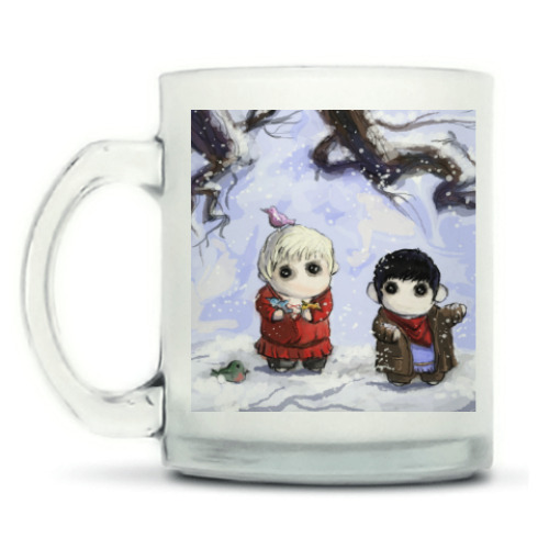 Кружка матовая с принтом Merlin