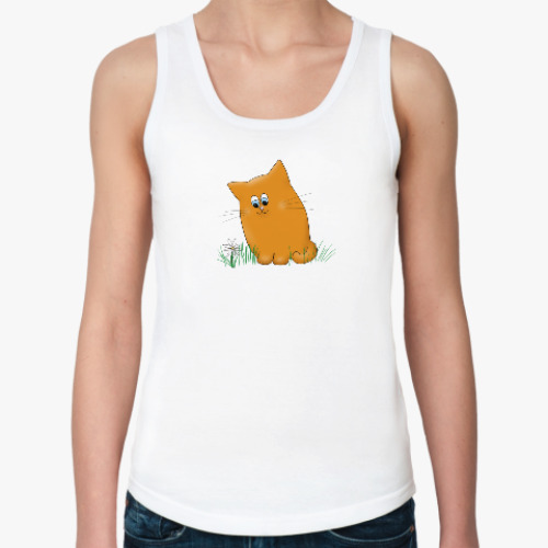 Женская майка с принтом Летний Пухлик