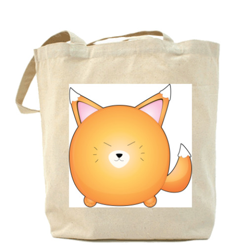 Сумка шоппер с принтом  Лисенок