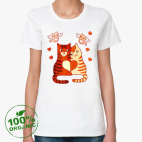 Женская футболка органик