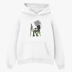 Толстовка худи оверсайз