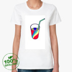 Женская футболка органик