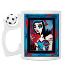 Кружка с футбольным мячиком