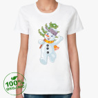 Женская футболка органик