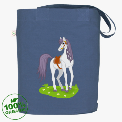 Сумка шоппер с принтом Fairytale horse