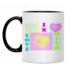 Кружка двухцветная