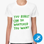 Женская спортивная футболка