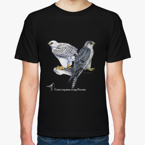 Футболка с принтом Кречеты