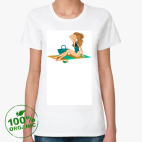 Женская футболка органик