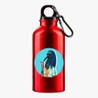 Металлическая бутылка 400 мл UV-DTF