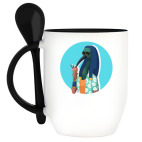 Кружка с ложкой