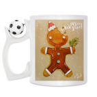 Кружка с футбольным мячиком