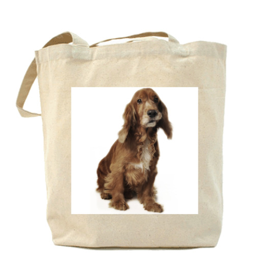 Сумка шоппер с принтом Dog