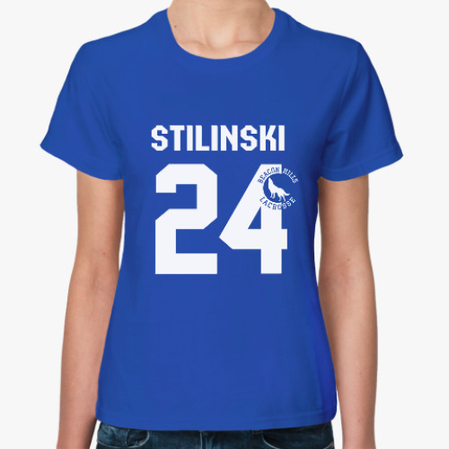 Женская футболка с принтом Stilinski 24