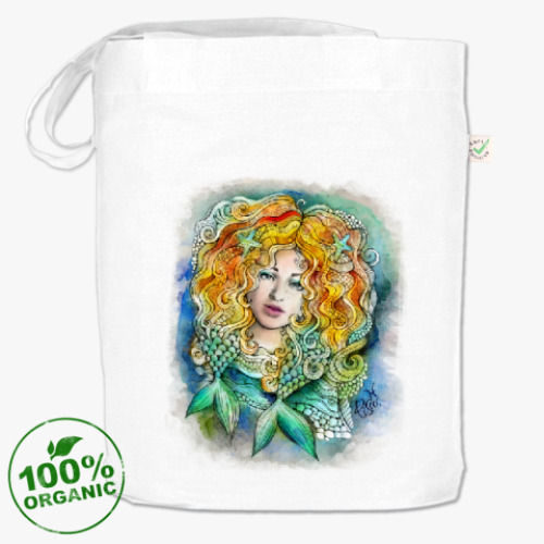 Сумка шоппер с принтом 'РЫБЫ'