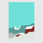 Постер 30 х 45 см Red home