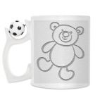 Кружка с футбольным мячиком