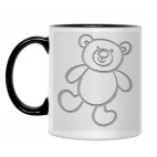 Кружка двухцветная