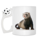 Кружка с футбольным мячиком