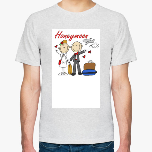 Футболка с принтом Just Married