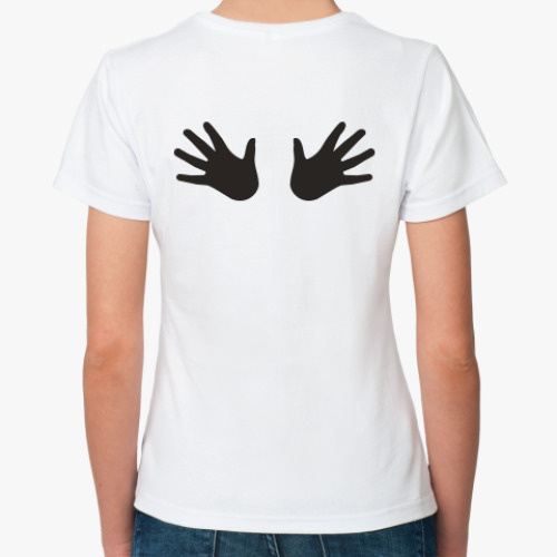 Классическая футболка с принтом 'Крылья'