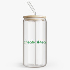 Банка с бамбуковой крышкой