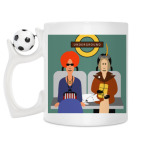 Кружка с футбольным мячиком