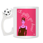 Кружка с футбольным мячиком