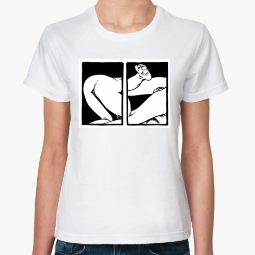 Классическая футболка с принтом Вротмненоги!