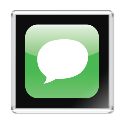 Магнит с принтом  iPhone:Messages
