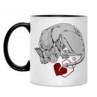 Кружка двухцветная