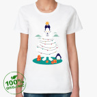 Женская футболка органик