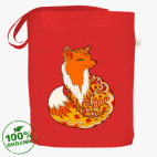 Изящная лиса зентангл