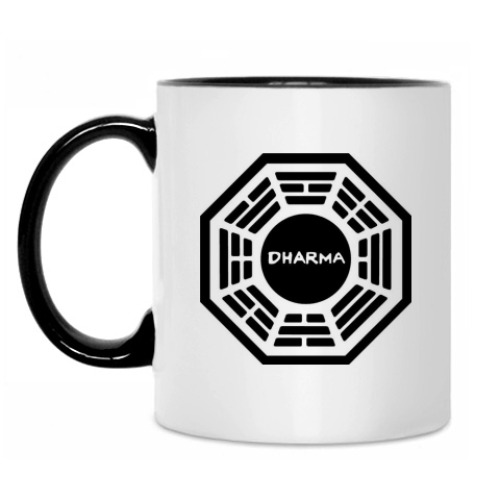 Кружка с принтом DHARMA Initiative