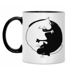 Кружка двухцветная