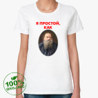 Женская футболка органик