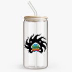 Банка с бамбуковой крышкой