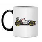 Кружка двухцветная