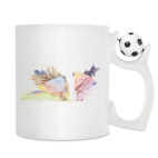 Кружка с футбольным мячиком