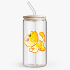 Банка с бамбуковой крышкой