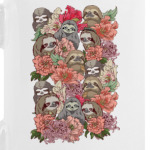 Ленивцы в цветах