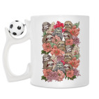 Кружка с футбольным мячиком