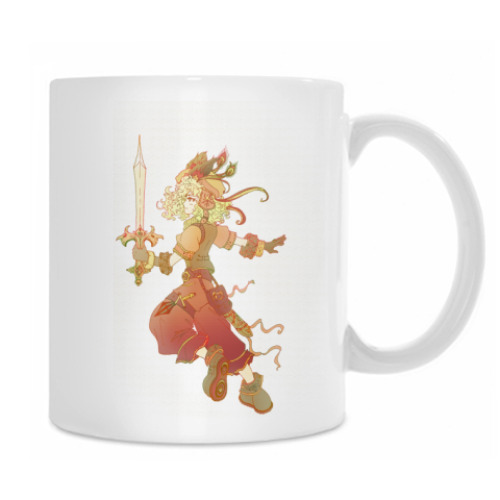 Кружка с принтом Фэнтези Рыцарь!