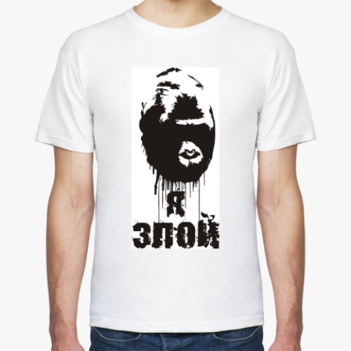 Футболка с принтом я злой