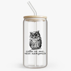 Банка с бамбуковой крышкой